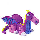 Набір для дитячої творчості "Дракон" PEARL CLAY 808-30 / Дитячий кульковий кінетичний пластилін для ліплення, фото 6