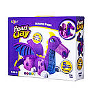 Набір для дитячої творчості "Дракон" PEARL CLAY 808-30 / Дитячий кульковий кінетичний пластилін для ліплення, фото 10