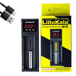 Зарядний пристрій від USB, LiitoKala Lii-S1 / Зарядка для батарейок / Зарядка для 18650