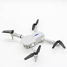 Квадрокоптер із 2 камерами 4K, до 20 хв, до 100 м, + кейс, E88 Dual, Білий / Коптер портативний/Дрон з камерою, фото 5