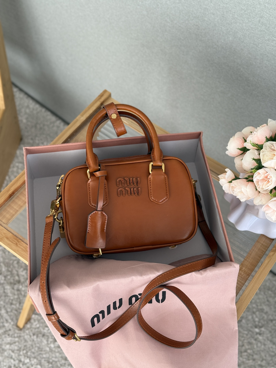 Arcadie leather bag, фото 1