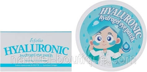 Гідрогелеві патчі Esfolio під очі з гіалуроновою кислотою, фото 1