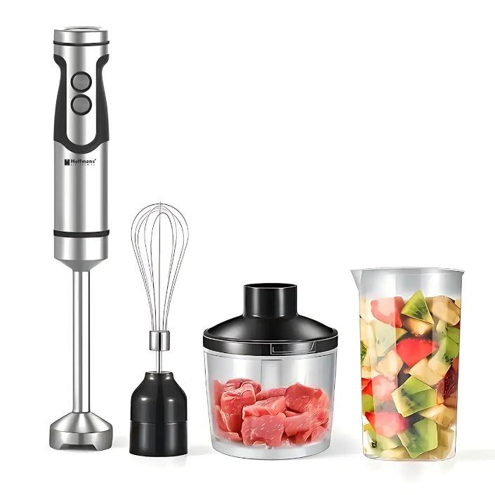 Блендер занурювальний Hoffmans HM-8047 електричний ручний кухонний подрібнювач 1000 Вт