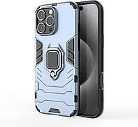 Протиударний чохол для iPhone 16 Pro Max (підставка-кільце) Graphite