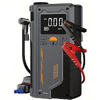 Автомобільний пусковий пристрій - компрессор JKUOO black