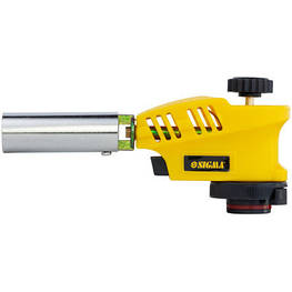 Газовий паяльник Sigma з регулюванням полум&apos;я зверху і п&apos;єзопідпалом 20мм 153мм (2901431) - оригінал