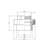 Згін "Американка" PPR Thermo Alliance 63х2" ВР, фото 2