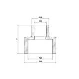 Муфта PPR Thermo Alliance 40х20, фото 2