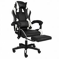 Крісло для підлітків та дорослих STRIKER ONE офісне, геймерське з підставкою для ніг, екошкіра, регульоване, ортопедичне, до 150
