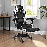 Крісло для підлітків та дорослих STRIKER ONE офісне, геймерське з підставкою для ніг, екошкіра, регульоване, ортопедичне, до 150, фото 2