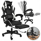 Крісло для підлітків та дорослих STRIKER ONE офісне, геймерське з підставкою для ніг, екошкіра, регульоване, ортопедичне, до 150, фото 7