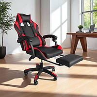 Комп’ютерне крісло STRIKER ONE для підлітків та дорослих з підставкою для ніг, екошкіра, регульоване, ортопедичне, до 150 кг