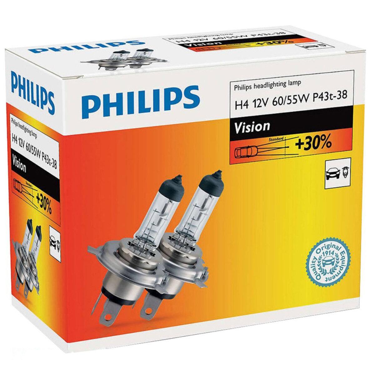 Галогенова лампа Philips H4 12V 60/55W P43t-38 Premium, фото 1