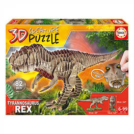 Пазл Educa 3D T-REX 82 елементів (6337222) - оригінал