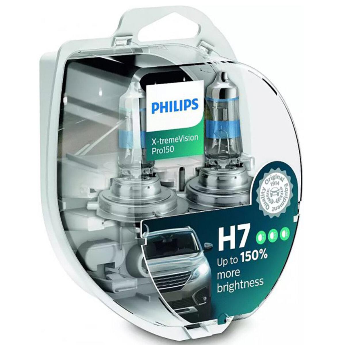 Галогенова лампа Philips H7 X-tremeVision Pro150 12V 55W PX26d, фото 1
