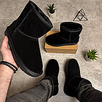 Чоловічі зимові Зимові замшеві чорні угги Розмір - 41