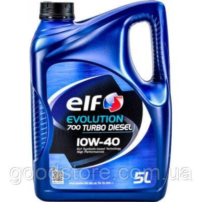 Моторна олива ELF EVOL.700 TURBO D 10w40 5л. (4379) - оригінал, фото 1