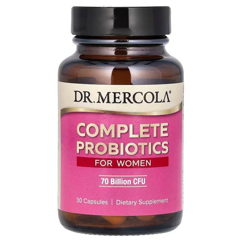 Пробіотик для жінок, Probiotics for Women, Dr. Mercola, 70 млрд. КУО, 30 капсул