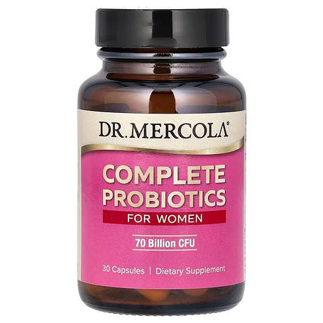 Пробіотик для жінок, Probiotics for Women, Dr. Mercola, 70 млрд. КУО, 30 капсул, фото 1