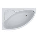 Ванна акрилова асиметрична FIONA 150x100 L + ноги + екран під ванну ( А0045121 ), фото 2