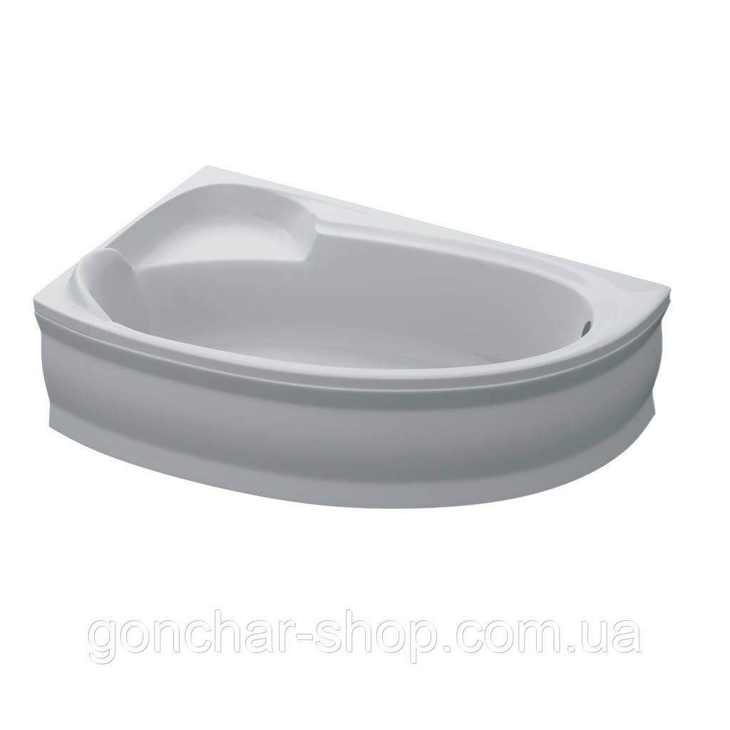 Ванна акрилова асиметрична BIANKA155x95 L + ноги + екран під ванну ( А0045124 ), фото 1