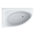 Ванна акрилова асиметрична ELLA 160x100 L + ноги + екран під ванну ( А0045127 ), фото 2