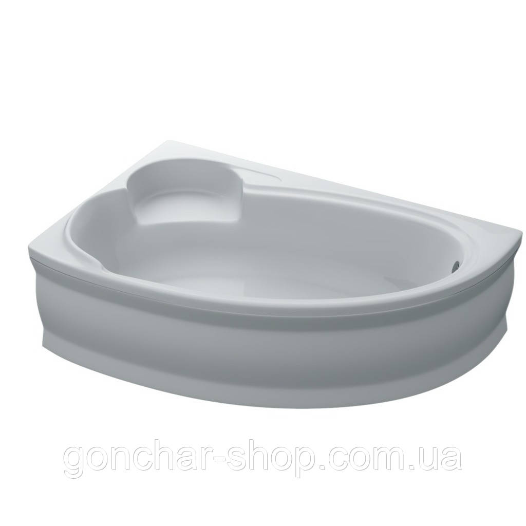 Ванна акрилова асиметрична ADELE 170х110 L + ноги + екран під ванну ( А0045132 ), фото 1