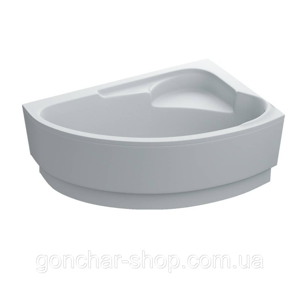 Ванна акрилова асиметрична FIONA 150x100 R + ноги + екран під ванну ( А0045122 ), фото 1