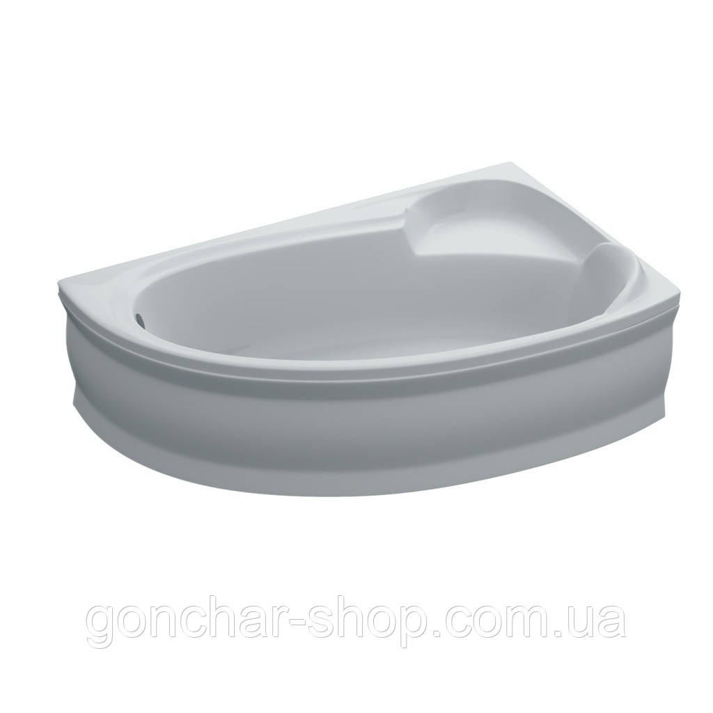 Ванна акрилова асиметрична BIANKA155x95 R + ноги + екран під ванну ( А0045126 ), фото 1