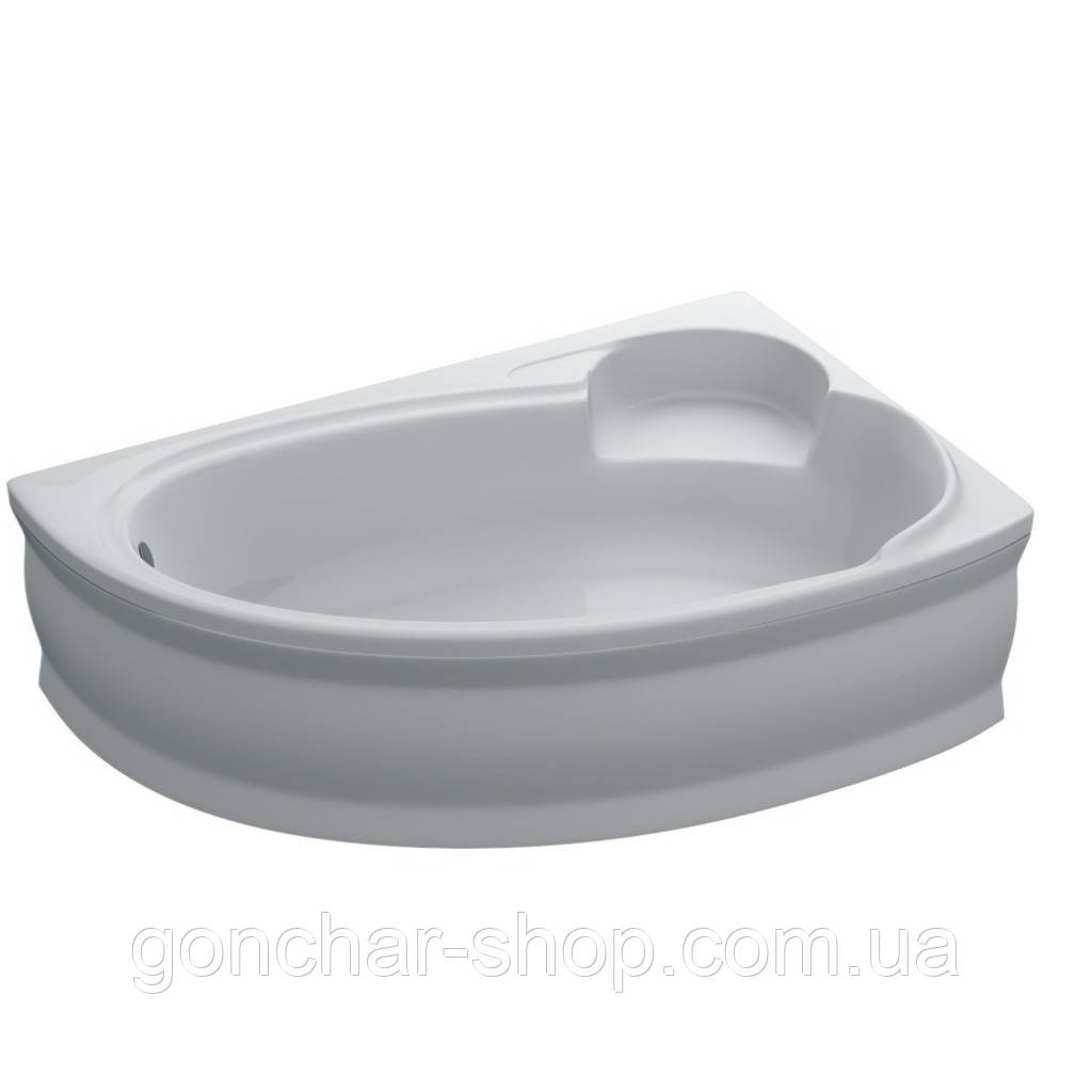 Ванна акрилова асиметрична ADELE 170х110 R + ноги + екран під ванну ( А0045133 ), фото 1