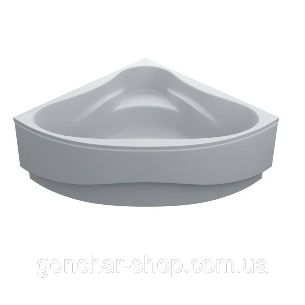 Ванна акрилова кутова MILANA 140x140 + ноги + екран під ванну ( А0045135 ), фото 1