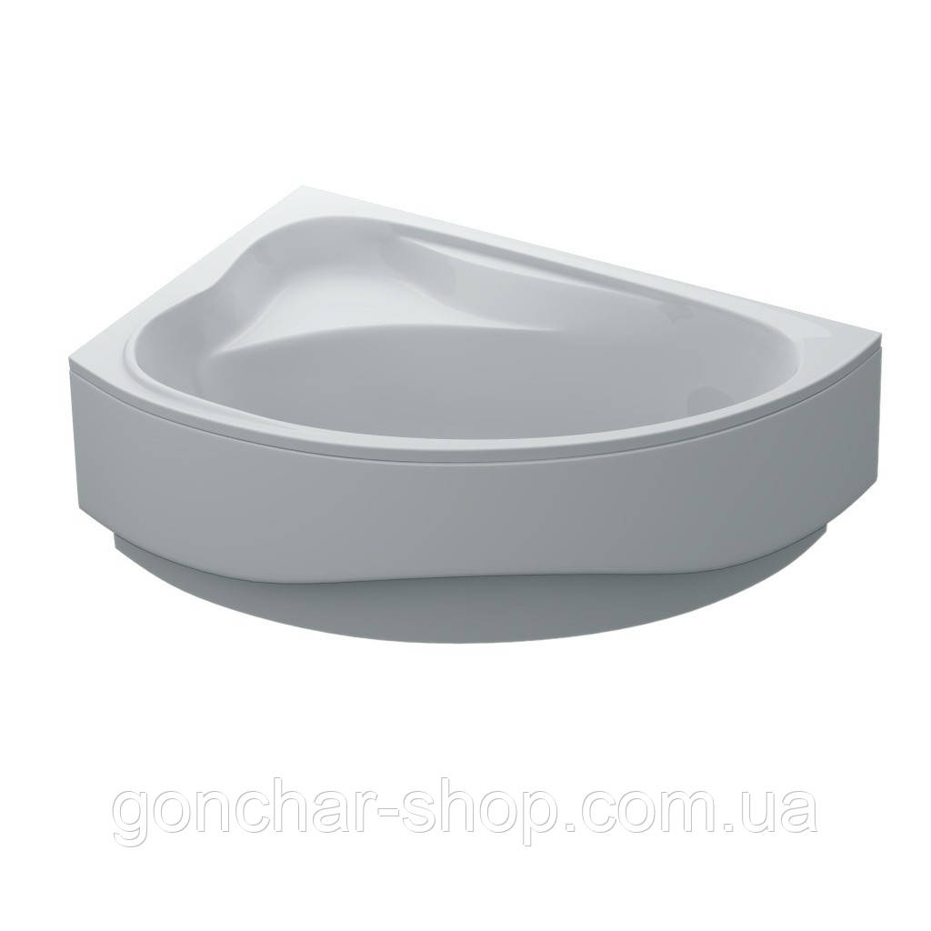 Ванна акрилова асиметрична SANTA 150x100 L + ноги + екран під ванну ( А0045118 ), фото 1