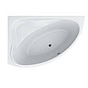 Ванна акрилова асиметрична SANTA 150x100 L + ноги + екран під ванну ( А0045118 ), фото 2