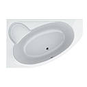 Ванна акрилова асиметрична LEONI 170х110 L + ноги + екран під ванну ( А0045131 ), фото 2