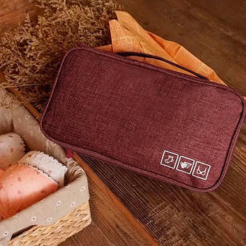 Дорожній органайзер для спідньої білизни, органайзер для поїздок захищає від води, пилу бруду та запахів червоний