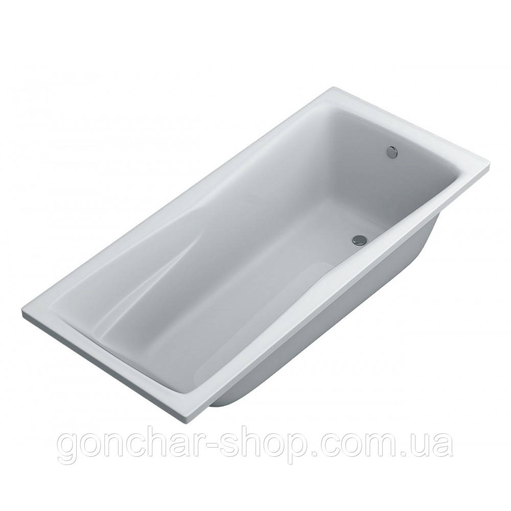 Ванна акрилова прямокутна BRINA 180x80 + ніжки ( А0045155 ), фото 1