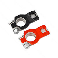 Комплект клем силових акумуляторних, 2шт червона та чорна