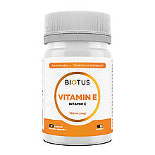 Вітамін Е, Vitamin Е, Biotus, 100 мг, 30 капсул