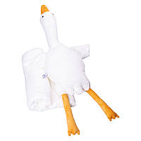 Мягкая игрушка-плед, подушка 3 в 1 Лабубу 50 см Синий ТМ COLORFUL HOME LAB1BL