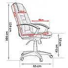 Офісне крісло NORDHOLD 7410 чорне, фото 7