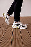 Кросівки чоловічі Баленсіага Balenciaga Runner Graffiti White 677403W3RBQ9010 772774W3RBQ9010, фото 7