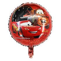 Фольгована кругла кулька "Тачка Макквін" 18" Китай