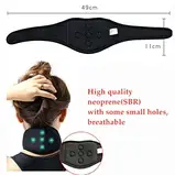 Бандаж шийний із підігрівом шийна Шейний бандаж магнітний для поліпшення кровообігу та зменшення болю, фото 4