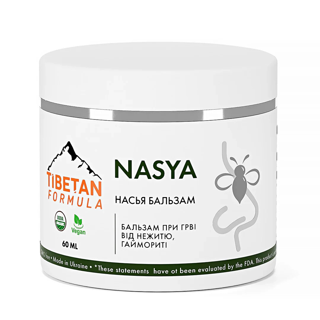 Насья бальзам-мазь від гаймориту 60 мл Tibetan formula