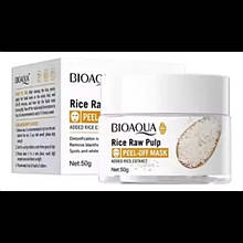 Маска-пілінг плівкова для обличчя глибокоочищуюча, зволожуюча та себорегулююча BIOAQUA Rice 50 г