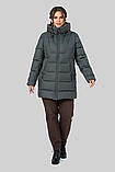 Жіноча молодіжна зимова куртка - пуховик Софія розміром 50-60, фото 5