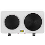 Електрична плита Adler AD 6520, 2 конфорки, 2500 Вт, фото 3