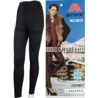 Жіночі лосини з начосом "Алия" 48-56, ВЕЛЕТЕНЬ . Лосини з начосом