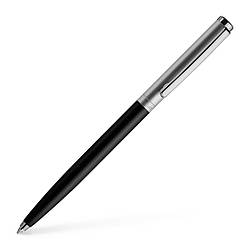 Ручка кулькова OttoHutt серії Design 01 Ballpoint Pen Frosted Black Ruthenium, корпус чорний, 941100