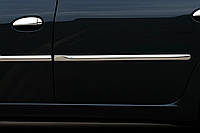 Молдинги дверей нержавеющая сталь (4 шт.) OmsaLine - Итальянская Нержавейка для Dacia Logan I 2005-2008 гг